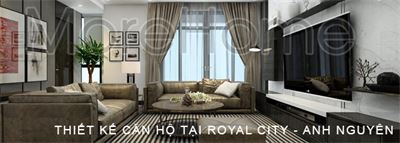 Thiết kế căn hộ hiện đại tại Royal City - Anh Nguyên